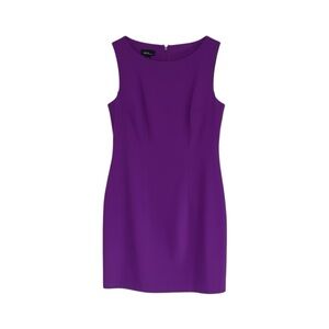 Alyx Sheath Dress Women’s 6 US Purple Mini Fitted Structured Stretch